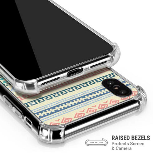 Summer Pattern iPhone XS Max Clear Case